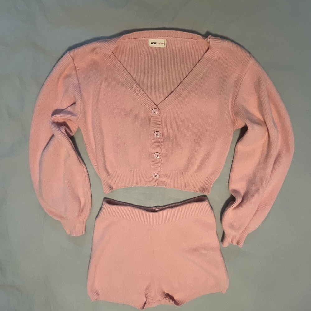 Nova Vintage Sweater and Short Set